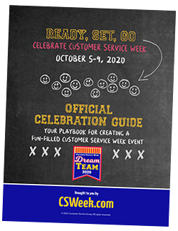 The Organizer's Guide plus quick tips and the celebration checklist provide 77 ways to celebrate Customer Service Week.