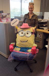 Customer Service Week activities like the Chair Decorating Contest add to the fun of any Customer Service Week Celebration.