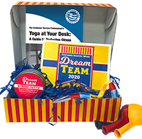 The Celebration Kit and Stress Relief Kit are packed with everything you need for a remote Customer Service Week celebration.