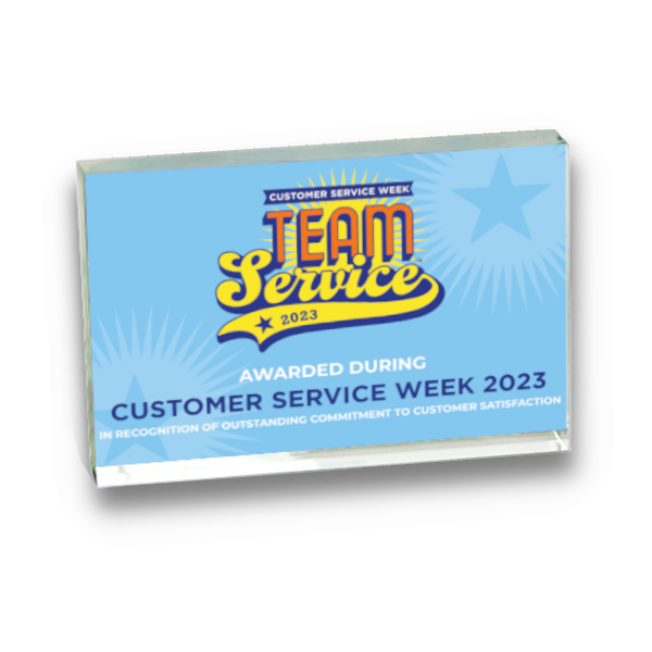 Customer Service Week Service Award