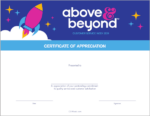 Certificate of Appreciation (Download)